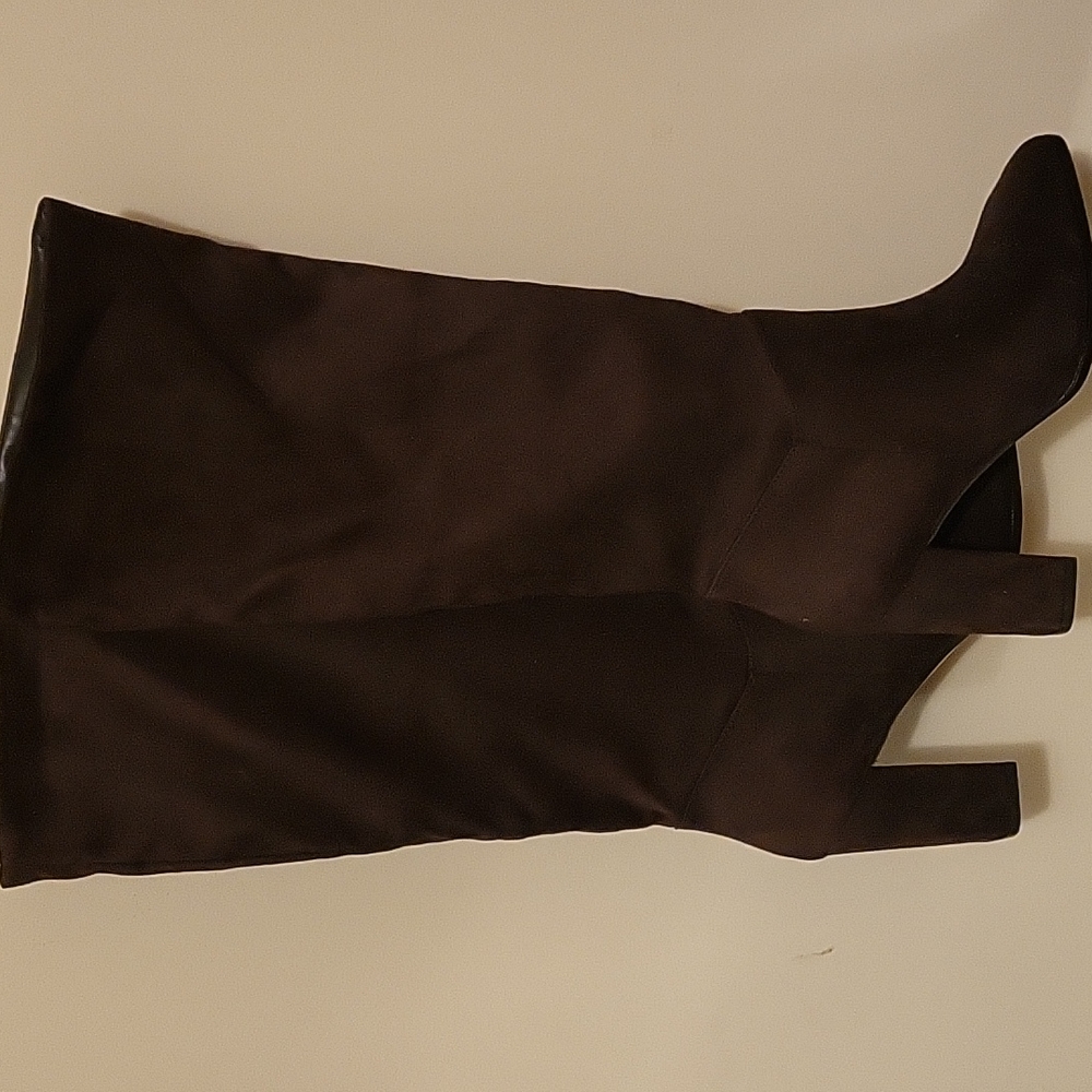 Express, Faux Suede Heeled Boots